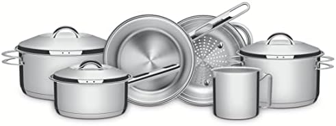 Jogo de Panelas Tramontina Solar em Aço Inox com Fundo Triplo e T...