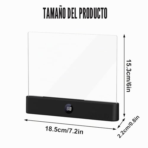 Lámpara LED para página de libro con panel antirreflejos para cuidar tu vista 2