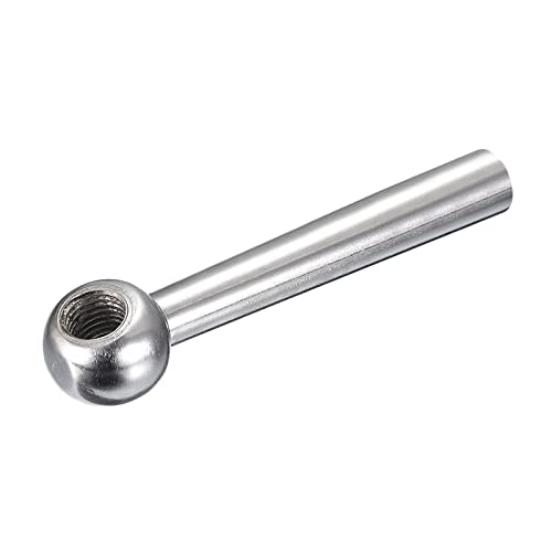 Image of uxcell Milling Machine Ball Table Handle, 1Pcs M16 Threaded 125mm /4.92 inch Length Ball Crank Table Handle Revolving Handle Replacement Parts for Industry Accessory