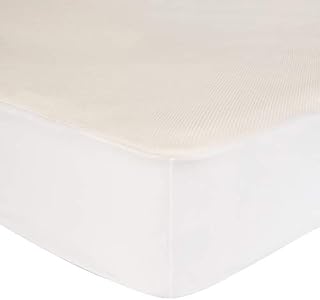 AmazonBasics Conscious Series Cool-Touch Rayon Bamboo Mattress Protector - Twin