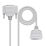 Normativas: RoHS NanoCable 10.13.0103 - Cable paralelo de impresora, DB25/M-CN36/M, macho-macho, Beige, 3mts [España]