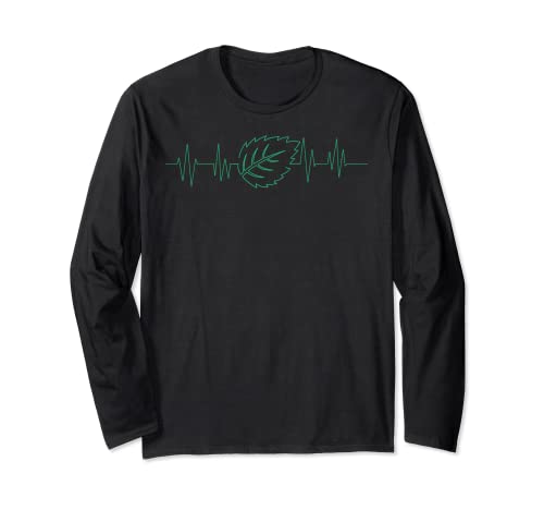 Cool Vegan Heartbeat | Divertente Dieta Vegetariana Fan Foodie Regalo Maglia a Manica
