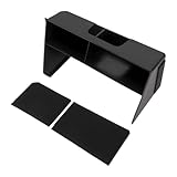TUCKBOLD Mittelkonsole Armlehnen Organizer Schale Für VW Golf 8 MK8 GTI GTD GTE 2020 2021 Armlehnen Einschub Schale Aufbewahrungsbox Plastik Schwarz