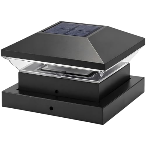 Luces solares decorativas para poste 4x4: diseño RGB multicolor de alta claridad exterior