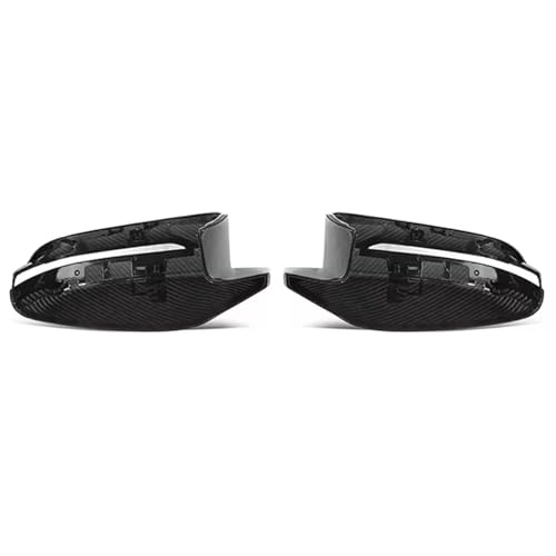 Coque rétroviseur en fibre de carbone pour BMW Série 5 look corne de taureau sportive