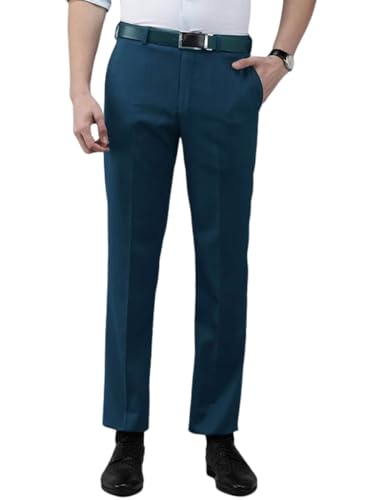 Image of Jack and Jini Formal Pant for Men. Regular Fit, Lightweight, Flat Front, Premium Cotton Polyester Blend Fabric. Office, Party and Casual Wear. Non Stretchable.