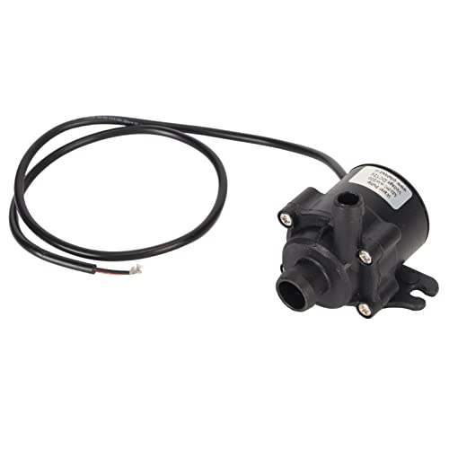 Respicefinem Bomba de agua para máquina de hielo, 5 W, sin escobillas, flujo grande, bajo nivel de ruido, CC 24 V, bomba de circulación de agua para lavavajillas, café, té y (12 V CC.)