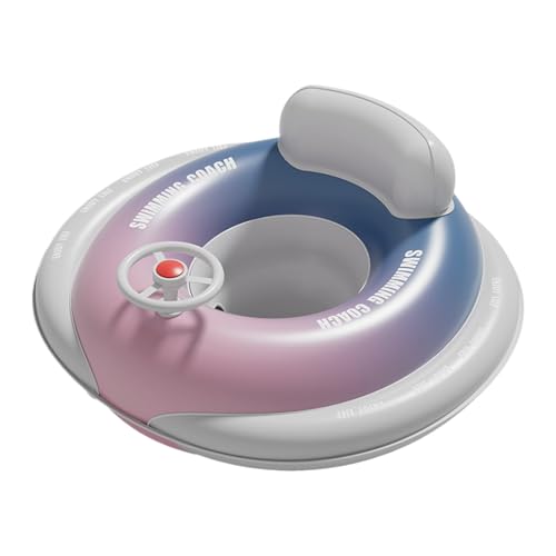 Baby Pool Float Anillo de natación para niños, asiento de seguridad de agua | Silla flotante inflable para niños 6-36 meses, flotador de piscina seguro para natación de verano, viaje,