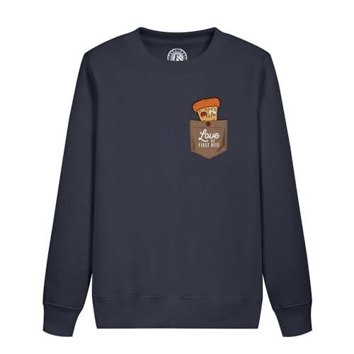 Sweat enfant pizza love pull confortable qui résiste aux jeux de la récréation