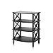 Pangea Audio Vulcan X Four Shelf Audio Rack (Black)