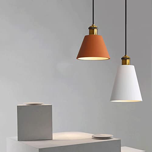Lustre suspension solution éclairage compact blanc pour petit plafond - 5