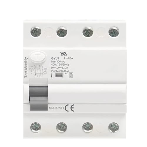 Disjoncteur de type AC-S 4P 40A pour stopper les coupures de courant