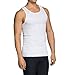 Fruit of the Loom Men's Big Man Cotton Ribbed A Tank - 6 Pack, 6P251X2, White, 2XL