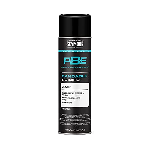 Image of Seymour 20-1672 PBE Professional Primer, Sandable Black | Fills Light Scratches, Fast Drying, & Sands Easily