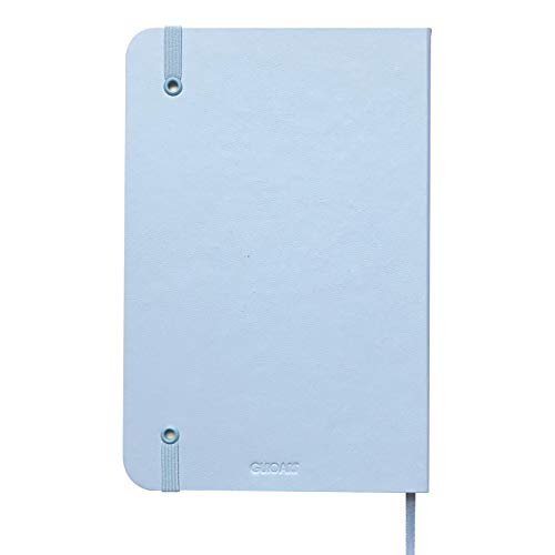 Caderneta 13x20 Classic Azul claro - Pontilhada - Guio Art - Bullet Journal | Caderno pontilhado