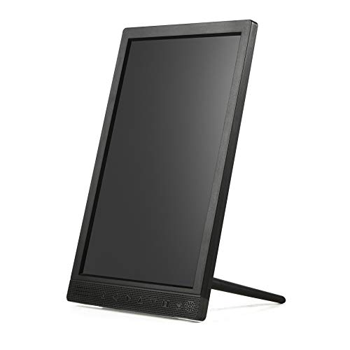 Elektronischer Fotorahmen 10-Zoll-IPS-Vertikalanzeige Digitaler Fotorahmen Digitaler Album-Videoplayer Mit Touch-Tasten Schwarz