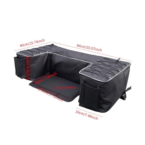 Bolsa de Cola para Asiento ATV para CFmoto CFORCE 1000 Overland 2021-2026, Bolsa de Asiento para Motocicleta, Bolsa Multifuncional Duradera para Todas las ATV para Paseos Largos y Actividades al Aire Libre miniatura 4