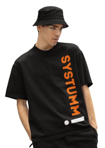Image of Elvish YADAV Black T-Shirt||SYSTUMM T-Shirt || T-Shirt for Men|| T Shirt||T-Shirt for Boys||Regular Fit T-Shirt for Mens||T Shirt |t Shirts for Men Casual||Printed Casual T-Shirt 301