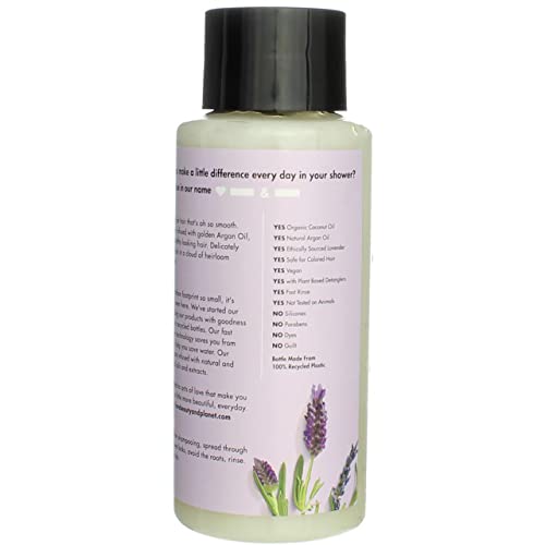 Love Beauty And Planet 519472 Smooth & Serene 100% Biodegradable Conditioner Moisture Conditioner For Frizz Control Argan Oil & Lavender Vegan Conditioner 0% Silicones thumb #5