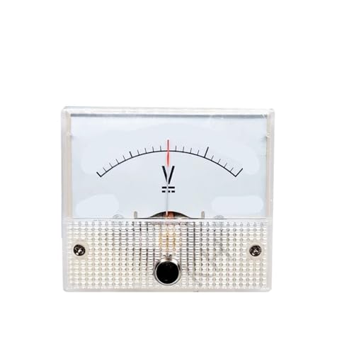 Voltmètre bidirectionnel 85C1-V DC 64x56mm avec cadran à zéro central 5V-0-5V