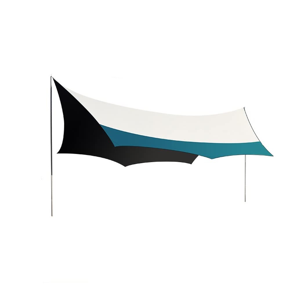 Tente extérieure camping étanche RJJ pergola portable auvents vinyle 450x520cm