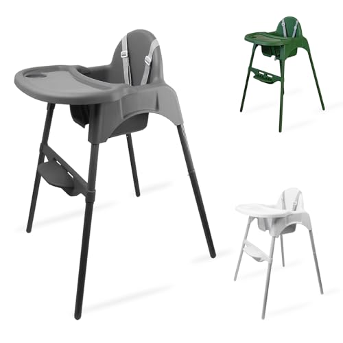 YIHAKIDS Hochstuhl Baby, 2-in-1 Kinderhochstuhl, Verstellbarer...