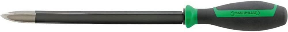 Stahlwille 72063105 Three Square Engineers Scraper, 310 mm Length, Hardened and Tempered Special Steel, for Use on Small Bearings and Bushes, Cushioned Handle, Suitable for Tool Room, Made in Germany