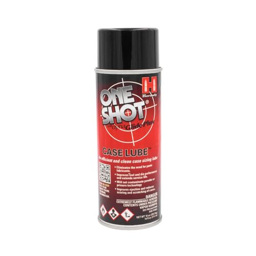 Hornady One Shot Case Lube, 10 oz / 14 fl oz Aerosol Dry Lube, with