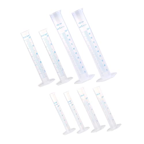 NUOBESTY Tasses à Mesurer De Jardin En Plastique 8 Pièces Pour Fertilisation Précise, Outils De Mesure Agricoles Pratiques, Avec Échelle Graduée, Légères Et Faciles à Utiliser En Jardinage