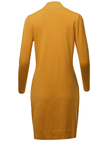 Image of STARJJ Womens Soft Stetchy Knit Longline Open Front Sweater Cardigan with Pockets (S-3X)