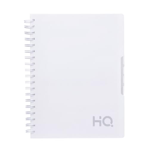 Image of Navneet HQ | Wiro Bound |Five Subject Book |17.6x25 cm |Single Line |300 Pages |White