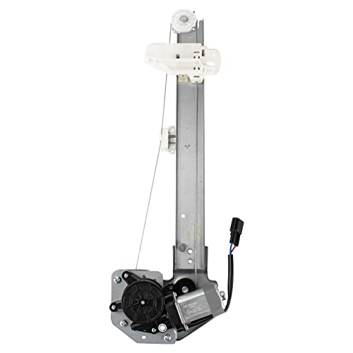 Image of TRQ Rear Passenger Side Power Window Motor and Regulator Assembly Compatible with 2016-2020 Honda Civic Sedan 2017-2020 Civic Hatchback 2021 2019-2021 Insight