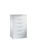 karteischrank abschließbar C+P Karteischrank Asisto 146223623S10020 A5 quer rws/rws