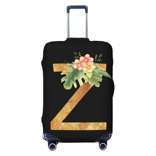 Letter Z Luggage Cover Fits 18-32 Inch Suitcase, Washable Elastic Suitcase Cover Protector with Concealed Zipper for Wheeled Suitcase Travel Accessories LC99