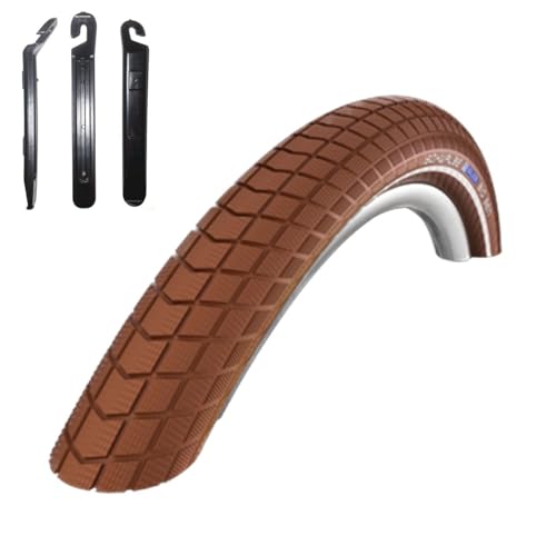 Angebot Set 1 x Schwalbe Big Ben Fahrradreifen Braun mit Reflex 50-622 (28...