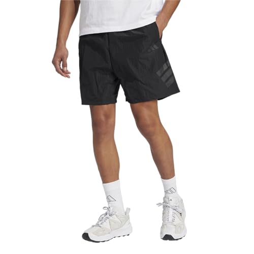 adidas Men's Train Essentials Seasonal Big Logo Shorts Freizeit, Black, L 9 inch