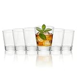 BCnmviku Schnapsgläser Glas 5cl/50ml Set Shotgläser - Spühlmaschinenfest - Gläser für Vodka Tequila (6)