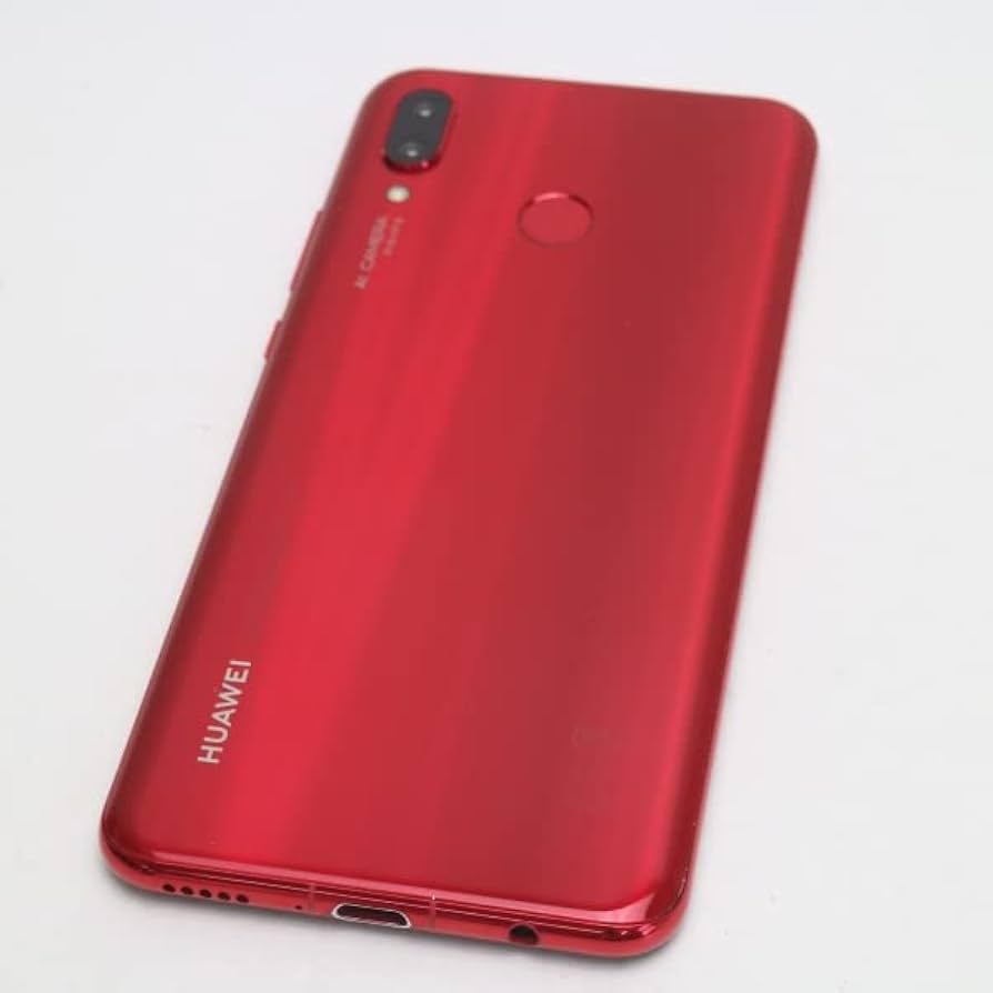 HUAWEI nova 3 PAR-LX9 SIMフリー 128GBレッド本体 HUAWEI nova SIMフリー 3 PAR-LX9 レッド 新品未開封 [Red