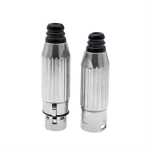 Conector XLR hembra con enchufe de 3 pines para sistemas de sonido y megafonía 3