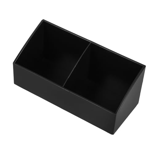 IMIKEYA Organizador de para Bolsitas de Té y Azúcar con Compartimentos Caja de Almacenamiento Resistente para Café y Condimentos Soporte Compacto para Hogar y Negocios