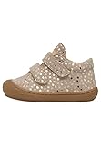 Suela interna: Piel Naturino Cocoon VL-Zapatos Primeros Pasos de Ante con Lunares laminados Beige 25