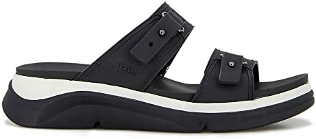JBU by Jambu Women's Fenton Water Ready Slide Sandal, Black Opaque, 9 | Image 4