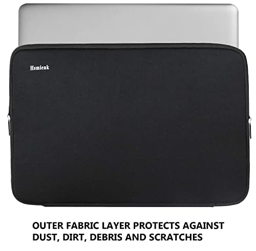 Laptop Case Sleeve 13.3 inch, Protective Computer Cover Sleeve Tablet Briefcase Carrying Bag Compatible with MacBook Air/MacBook Pro, HP, ASUS, Acer, Lenovo, Notebook, Computer, Black