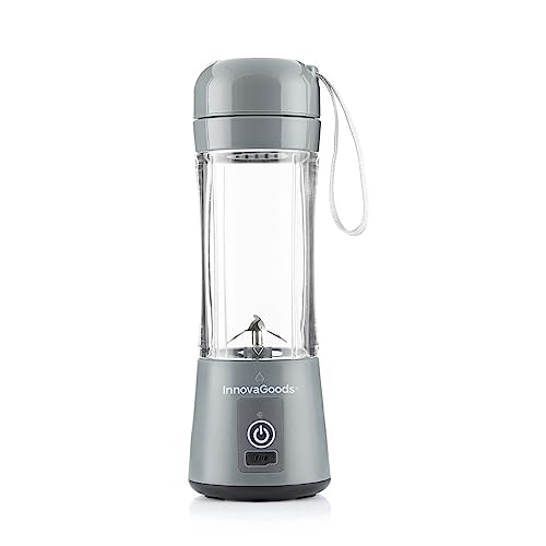 Miniatura 12 de Innovagoods Batidora De Vaso Portátil, Licuadora De 380 Ml De Capacidad Y 17000 R.P.M., Batidora Ideal Para Smoothie Maker, Detox, Zumos Natuales Y Batidos.