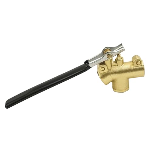 1/4" Carpet Cleaning Wand Angle Valve, Brass Angled Flow Control Valve for Carpet Extractor Upholstery Wand, Angle Valve Handle for Carpet Cleaner by ZGTools - Used condition - US$14.00