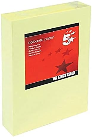 5 Star Office Coloured Copier Paper Multifunctional Ream-Wrapped 80gsm A4 Light Green [500 Sheets]