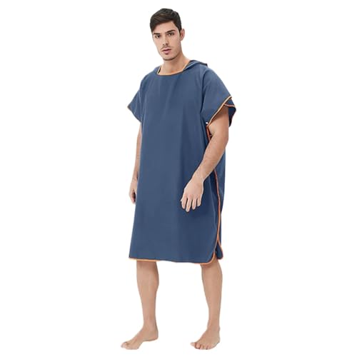 XYHTPP Unisex Surf Poncho Quick Dry Microfiber Bathrobe Poncho Surfer