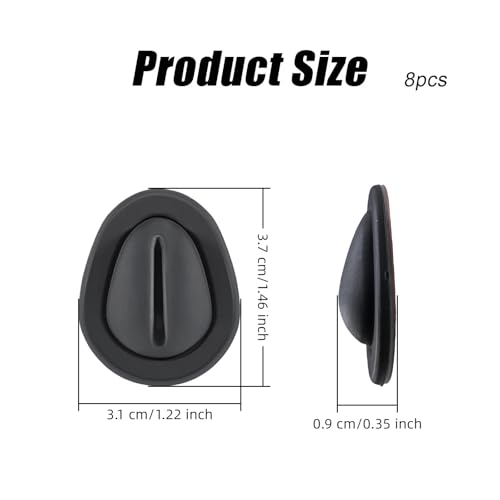 Juego 8 inserts de silicona para portavasos de auto miniatura 2