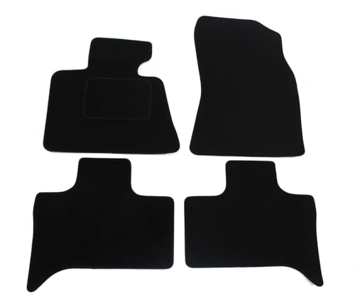 Alfombrillas para BMW X5 E53 2000-2006 antideslizantes J&J AUTOMOTIVE negras juego completo