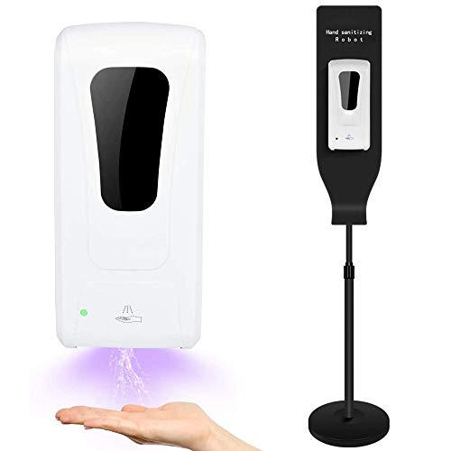 Preisvergleich Produktbild TGhosts Automatische Reinigungsmittel, Hand Sanitizer Dispenser System (Spender + Halter) -automatische Induktions Sprayer 1000ML, geeignet for Büro, Krankenhaus, Schule, zu Hause